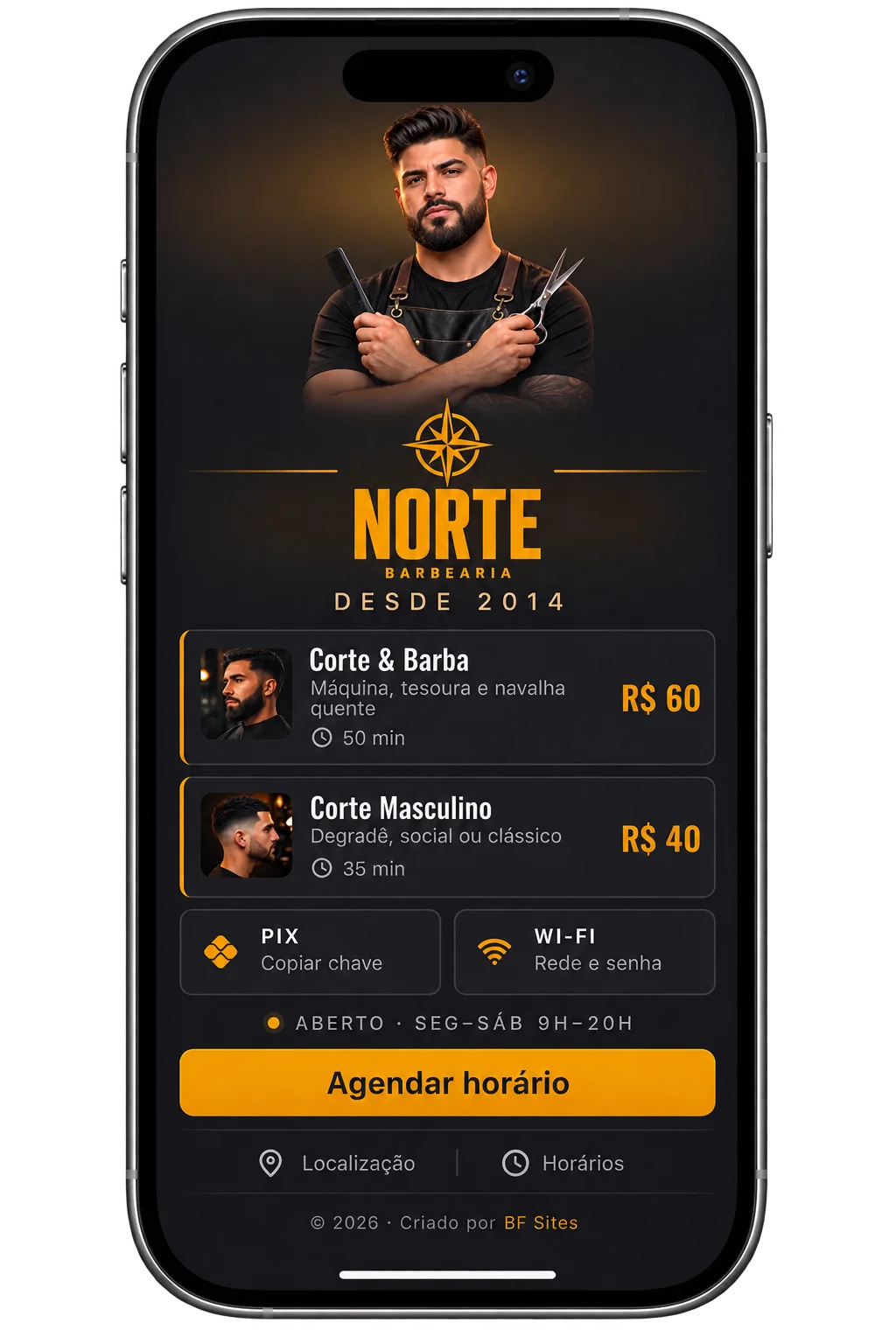 Link da Bio: Norte Barbearia